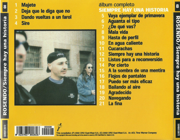 ladda ner album Rosendo - Cuatro Grandes Éxitos Y Su Álbum Siempre Hay Una Historia Completo