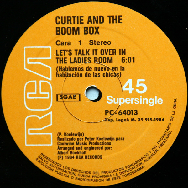 descargar álbum Curtie And The Boombox - Lets Talk It Over In The Ladies Room
