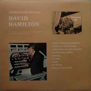 David Hamilton At The Wurlitzer Organ In The Civic Auditorium  