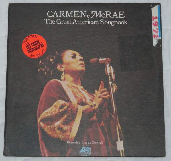 Carmen McRae – The Great American Songbook (1972, Vinyl) - Discogs