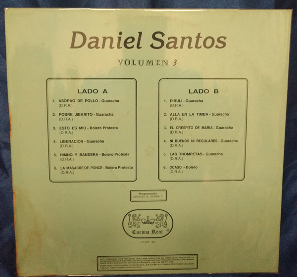 last ned album Daniel Santos - Daniel Santos Volumen 3