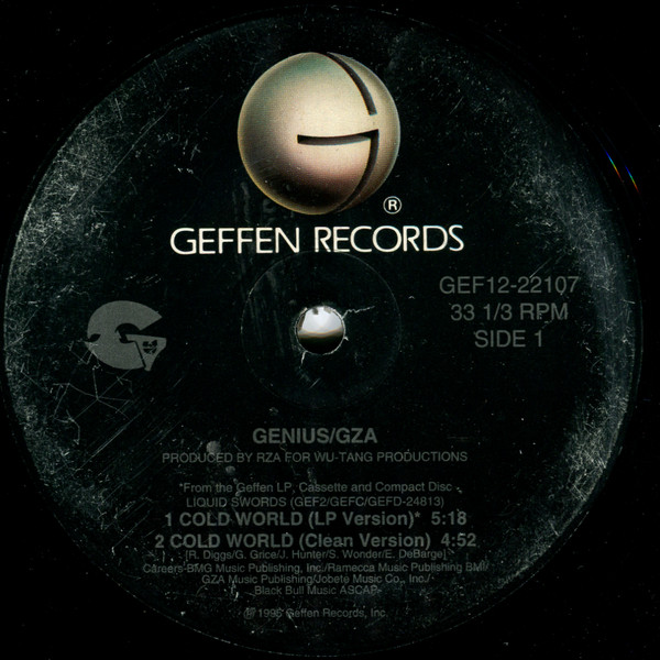 descargar álbum Download Genius GZA Featuring Inspektah Deck AKA Rollie Fingers - Cold World album