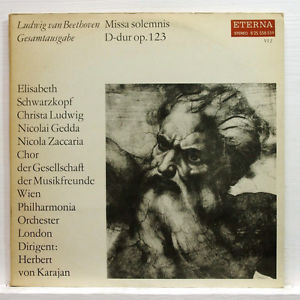 lataa albumi Ludwig Van Beethoven, Philharmonia Orchester London , Dirigent Herbert Von Karajan - Missa Solemnis D Dur Op 123