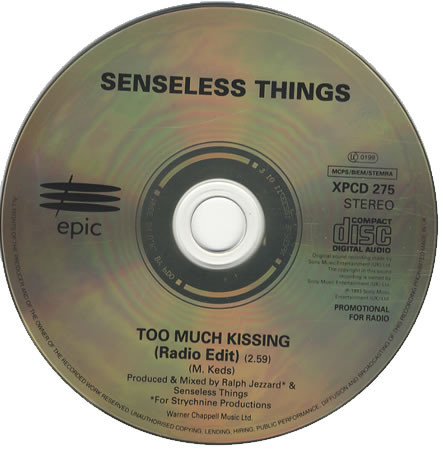 lataa albumi Senseless Things - Too Much Kissing
