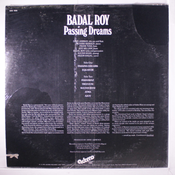 lataa albumi Badal Roy - Passing Dreams