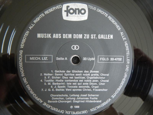 Album herunterladen Various - Musik Aus Dem Dom St Gallen