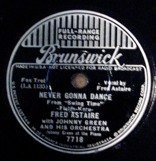 descargar álbum Fred Astaire With Johnny Green And His Orchestra - Never Gonna Dance Bojangles Of Harlem