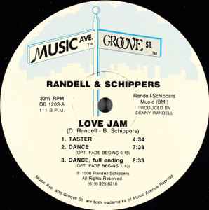 Randell & Schippers - Love Jam album cover
