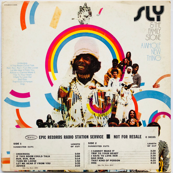 Sly & The Family Stone – A Whole New Thing (1970, Vinyl) - Discogs