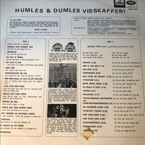 télécharger l'album Humle & Dumle - Humles Dumles Vis Skafferi