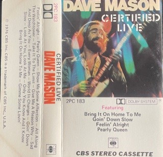 Dave Mason - Certified Live | Releases | Discogs