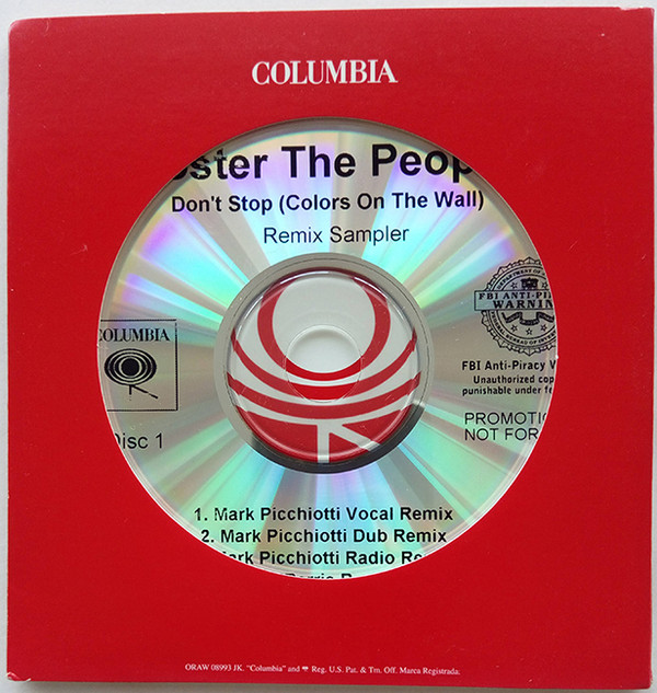 Album herunterladen Foster The People - Dont Stop Color On The Walls Remix Sampler Disc 1
