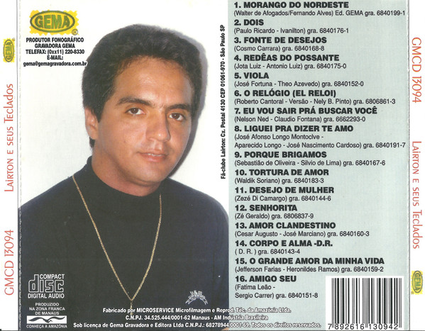 sol Intolerable rifle Lairton E Seus Teclados – Morango Do Nordeste (1999, CD) - Discogs