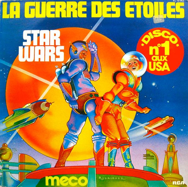 STAR WARS (La Guerre des étoiles ) Bande originale du film .. Pochette  ouvrante vide sans vinyle (gatefold cover / no vinyl) 20th century fox stec  264/65 France