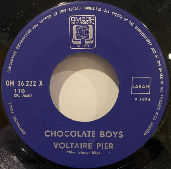 Chocolate Boys – El Bimbo / Voltaire Pier