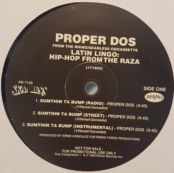 Proper Dos / Jew Lay – Sumthin Ta Bump / Ring My Bell (1995 
