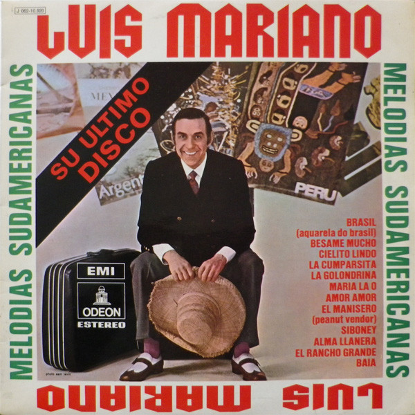 descargar álbum Luis Mariano - Melodias Sudamericanas