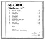 Cover of Five Leaves Left, 2000-06-01, CDr