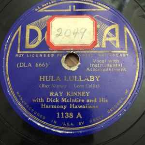 Ray Kinney - Hula Lullaby / Under A Tropical Moon album cover