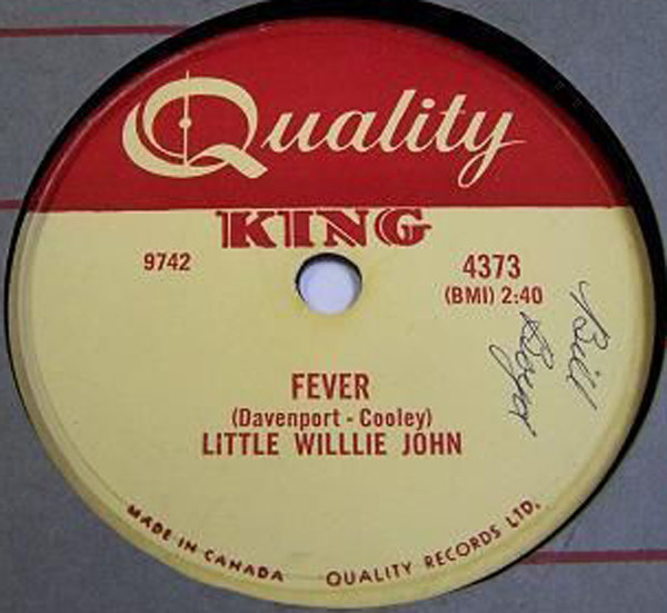 Little Willie John – Fever (1956, Vinyl) - Discogs