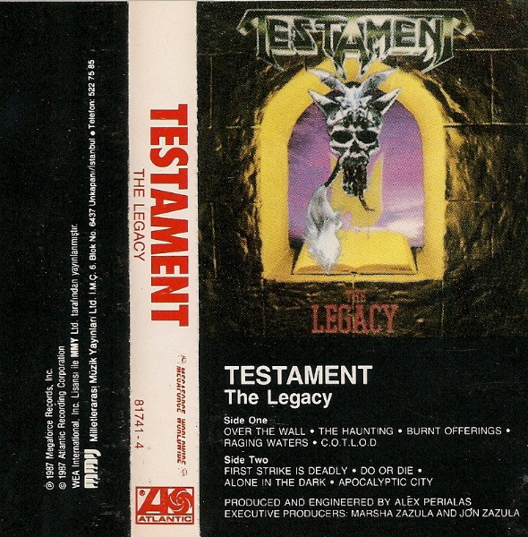 Testament – The Legacy (1990, Cassette) - Discogs