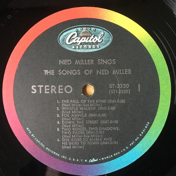 ladda ner album Ned Miller - The Songs Of Ned Miller