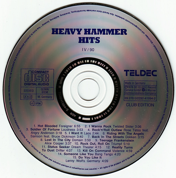 télécharger l'album Various - Heavy Hammer Hits IV90
