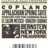 New York Philharmonic - Appalachian Spring Suite / Fanfare For The Common Man / El Salón México / Danzón Cubano