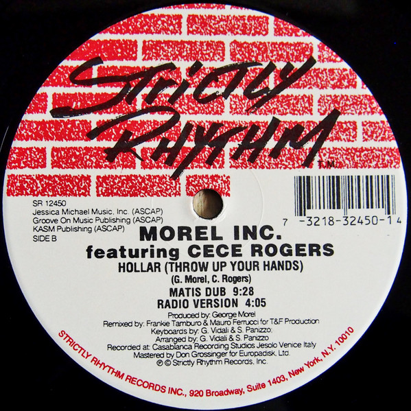 télécharger l'album Morel Inc Featuring CeCe Rogers - Hollar Throw Up Your Hands The TF Remixes