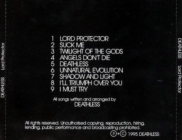 lataa albumi Deathless - Lord Protector