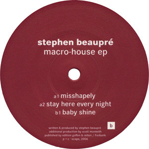 ladda ner album Stephen Beaupré - Macro House EP