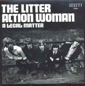 The Litter – Action Woman / A Legal Matter (2014, Blue, Vinyl