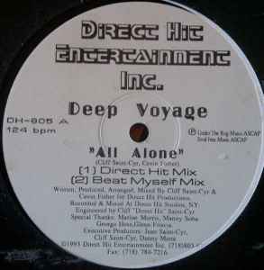 Deep Voyage - All Alone album cover
