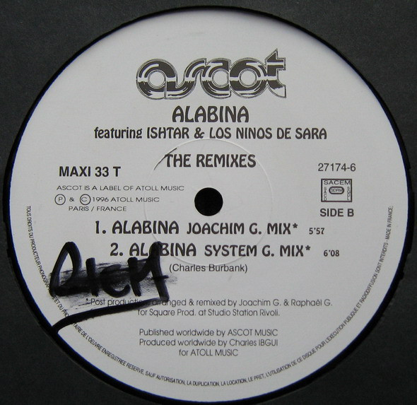 lataa albumi Alabina Featuring Ishtar & Los Niños de Sara - Alabina The Remixes