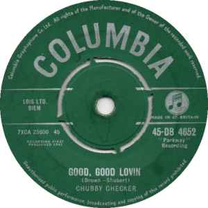 Chubby Checker - Good, Good Lovin' album cover