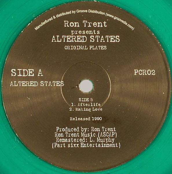 Ron Trent – Altered States (Original Plates) (2008, Green 