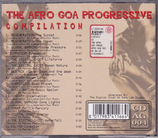 descargar álbum Various - The Afro Goa Progressive Compilation