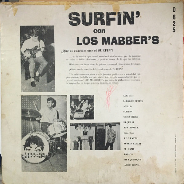 last ned album Los Mabber's - Surfin Con Los Mabbers