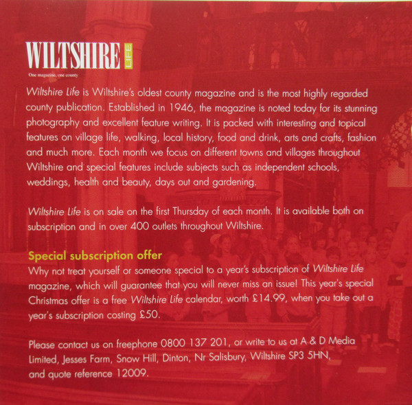 télécharger l'album Salisbury Cathedral Junior Choir - A Wiltshire Christmas 2008