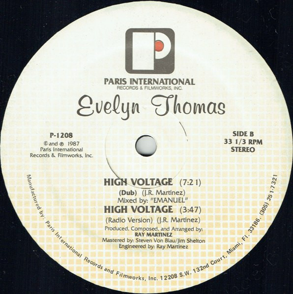 télécharger l'album Evelyn Thomas - High Voltage