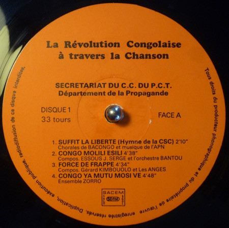 ladda ner album Various - La Revolution Congolaise A Travers La Chanson