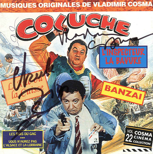 last ned album Vladimir Cosma - Inspecteur La Bavure Banzaï Laile Ou la Cuisse Les Rois Du Gag Vous Naurez Pas LAlsace Et la Lorraine