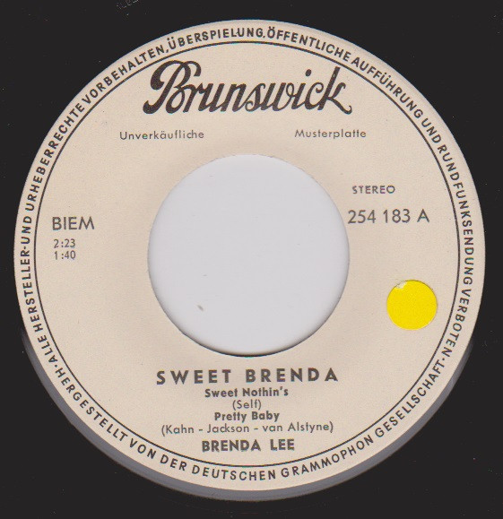 télécharger l'album Brenda Lee - Sweet Brenda