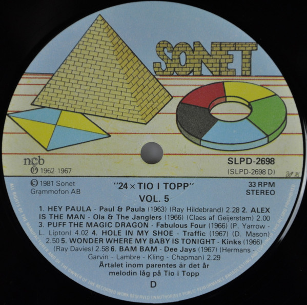 baixar álbum Various - 24 x Tio i Topp Radioprogrammet 1961 1974 Volym 5