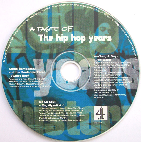 Album herunterladen Various - A Taste Of The Hip Hop Years