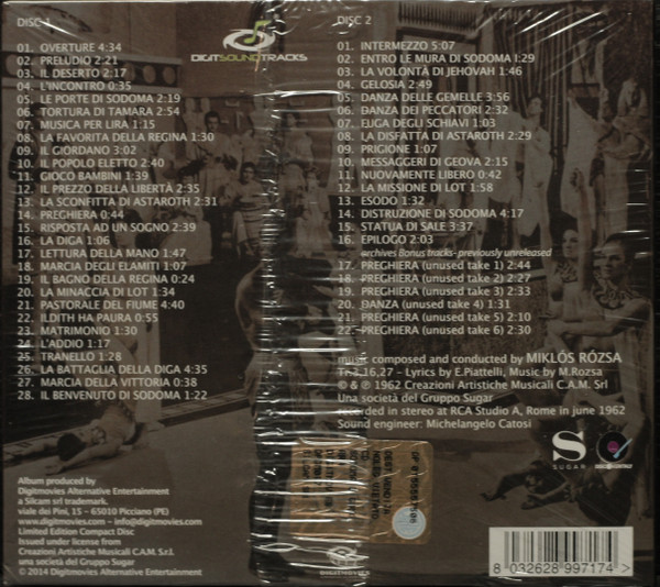 last ned album Miklós Rózsa - Sodom And Gomorrah Special Limited Digipak Edition