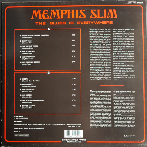 baixar álbum Memphis Slim - The Blues Is Everywhere