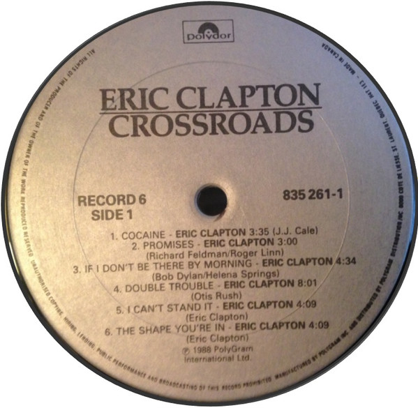 Eric Clapton - Crossroads | Polydor (835 261-1) - 15