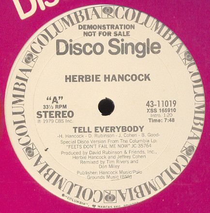 Herbie Hancock – Tell Everybody (1979, Vinyl) - Discogs