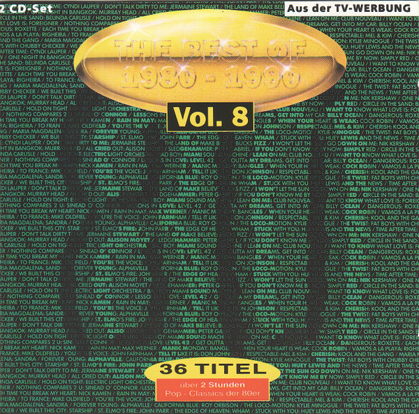 The Best Of 1980 - 1990 Vol. 8 (1993, CD) - Discogs